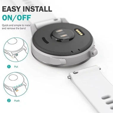 Dây đeo đồng hồ silicon 18-22mm cho Garmin Venu 3, Vivoactive 3/4, Forerunner 245 - Giá ưu đãi 80.214₫