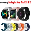 Dây Đeo Đồng Hồ Silicon Haylou Solar Plus RT3 RT2 RS3 RS4 - Thể Thao, Thoáng Khí