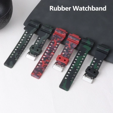 Dây đeo đồng hồ silicon ngụy trang cho Casio G-SHOCK GA-110, GA100, GA120, GA-140, GA-150, GA300 - Giá 93.500 VND 2