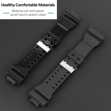 Dây đeo đồng hồ silicon ngụy trang cho Casio G-SHOCK GA-110, GA100, GA120, GA-140, GA-150, GA300 - Giá 93.500 VND 4