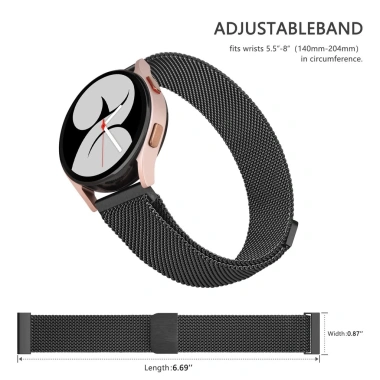 Dây Đeo Đồng Hồ Thông Minh Nam Nữ Cao Cấp 20mm/22mm, Thoáng Khí, Khóa Nam Châm - Giá Ưu Đãi 423.742₫ 7