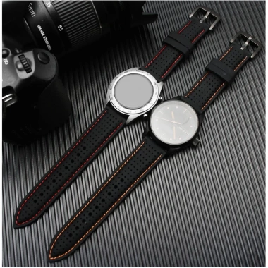 Dây đeo đồng hồ YIFILM cao su silicon thoáng khí, khóa bạc, tương thích T-issot Omega 18-24mm - Giá 98.900₫ 4