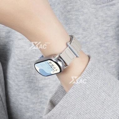 Dây đeo gốm cho Xiaomi Mi Smart Band 8‑10, có thể giặt, thể thao, phù hợp nữ, giảm giá