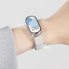 Dây đeo gốm cho Xiaomi Mi Smart Band 8‑10, có thể giặt, thể thao, phù hợp nữ, giảm giá 7