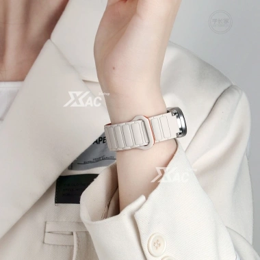 Dây đeo gốm cho Xiaomi Mi Smart Band 8‑10, có thể giặt, thể thao, phù hợp nữ, giảm giá