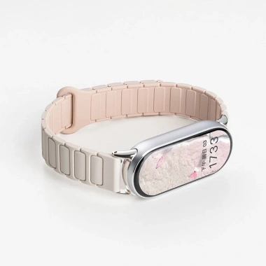 Dây đeo gốm cho Xiaomi Mi Smart Band 8‑10, có thể giặt, thể thao, phù hợp nữ, giảm giá