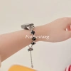 Dây đeo hạt pha lê cỏ ba lá cho Xiaomi Mi Band 10-3, NFC, thể thao, giá 107.800₫ 5