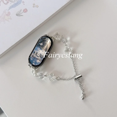 Dây đeo hạt pha lê cỏ ba lá cho Xiaomi Mi Band 10-3, NFC, thể thao, giá 107.800₫ 8 Dây đeo hạt pha lê cỏ ba lá cho Xiaomi Mi Band 10-3, NFC, thể thao, giá 107.800₫ 8