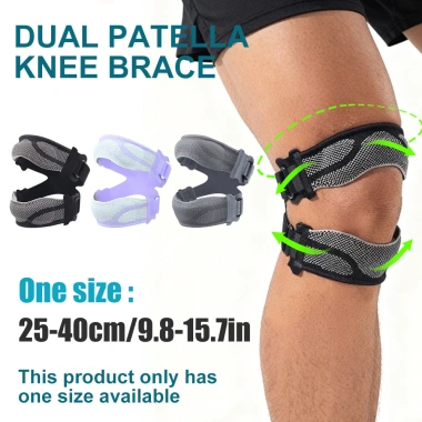 Dây đeo hỗ trợ gân bánh chè điều chỉnh, unisex, ổn định chạy bộ & bóng rổ 2
