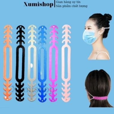 Dây Đeo Khẩu Trang Silicone XUMI Điều Chỉnh, Chống Đau Tai, Phù Hợp Người Lớn & Trẻ Em - Giá 10.000đ 2