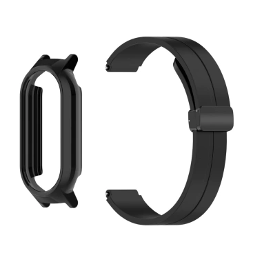 Dây đeo khóa từ tính gốm cho Xiaomi Mi Band 10/9/8 – Thời trang màu trơn, giảm giá