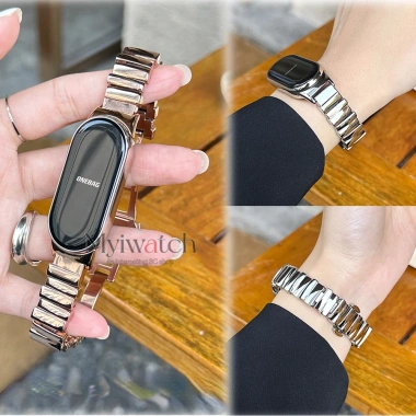 Dây đeo kim loại cho Xiaomi Mi Band 10/9/8 Pro – Bướm khóa, 18‑22mm, giảm còn 139.860₫