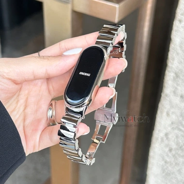 Dây đeo kim loại cho Xiaomi Mi Band 10/9/8 Pro – Bướm khóa, 18‑22mm, giảm còn 139.860₫