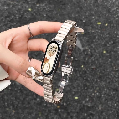 Dây đeo kim loại cho Xiaomi Mi Band 10/9/8 Pro – Bướm khóa, 18‑22mm, giảm còn 139.860₫