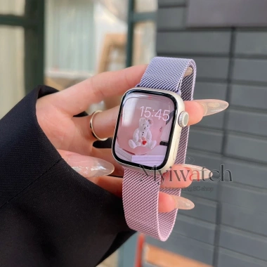 Dây đeo kim loại Gradient cho iWatch 38-46mm, phù hợp mọi series 11-2, giảm giá 21%