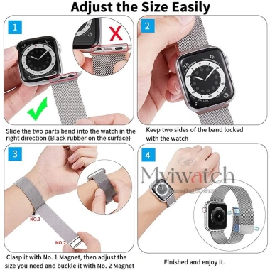 Dây đeo kim loại Gradient cho iWatch 38-46mm, phù hợp mọi series 11-2, giảm giá 21% 9 Dây đeo kim loại Gradient cho iWatch 38-46mm, phù hợp mọi series 11-2, giảm giá 21% 9