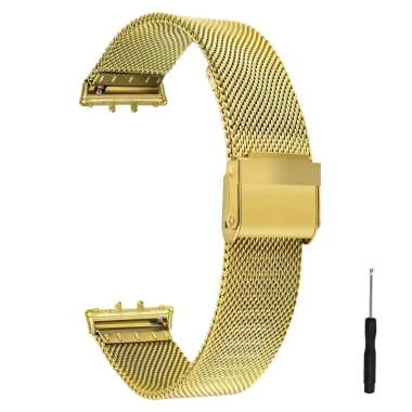 Dây Đeo Kim Loại Không Gỉ Thoáng Khí cho Galaxy Fit 3 SM-R390 Vòng Tay Correa 9