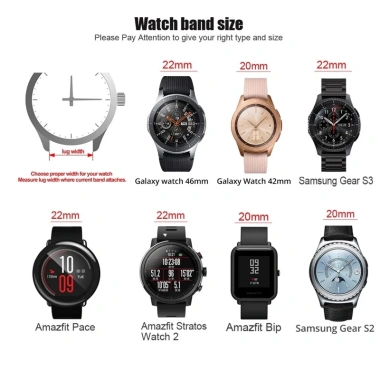 Dây Đeo Kim Loại Không Gỉ YIFILM 18-22mm Dành Cho Đồng Hồ Thông Minh Samsung Huawei Fossil - Giá Ưu Đãi 90.981₫