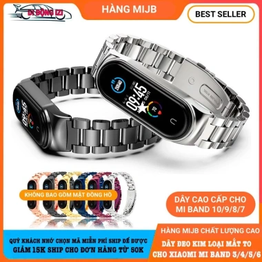 Dây Đeo Kim Loại Mắt To Mi Band 10‑3 Pro & Redmi Watch 4 - Chính Hãng, 129k, Bền Đẹp