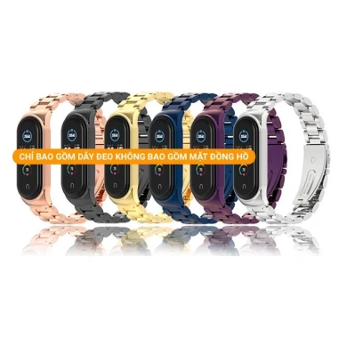 Dây Đeo Kim Loại Mắt To Mi Band 10‑3 Pro & Redmi Watch 4 - Chính Hãng, 129k, Bền Đẹp