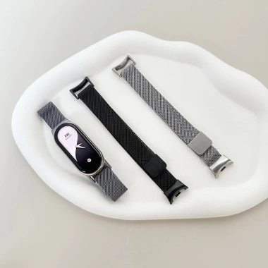 Dây đeo kim loại Milanese không gỉ cho Xiaomi Mi Band 10/9/8 NFC – bền bì 6