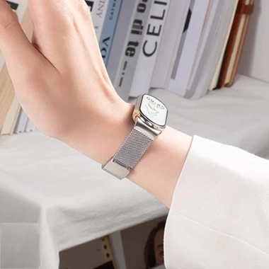 Dây đeo kim loại Milanese không gỉ cho Xiaomi Mi Band 10/9/8 NFC – bền bì 9