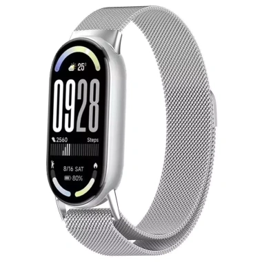 Dây đeo kim loại Milanese không gỉ cho Xiaomi Mi Band 10/9/8 NFC – bền bì 10