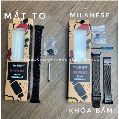 Dây đeo kim loại Milanese mắt to Huawei 9/8/7/6 & Honor 6/5/4 - 45.000₫ 6