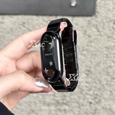 Dây đeo kim loại NFC cho Xiaomi Mi Band 9/8 Khóa một hạt nam nữ chỉ 100.000₫