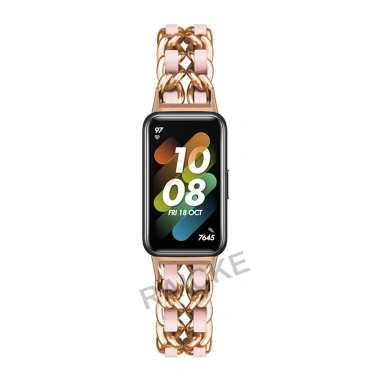 Dây đeo kim loại sang trọng, thay thế cho Huawei Band 10-9-8-7-6 và Honor Band 6-7 3