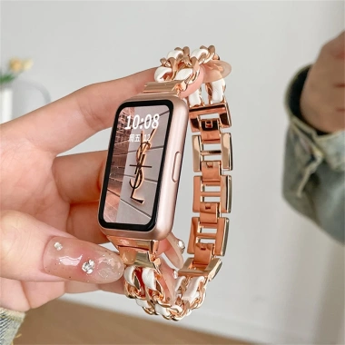 Dây đeo kim loại sang trọng, thay thế cho Huawei Band 10-9-8-7-6 và Honor Band 6-7 4