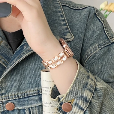 Dây đeo kim loại sang trọng, thay thế cho Huawei Band 10-9-8-7-6 và Honor Band 6-7 9