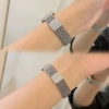 Dây đeo kim loại thép không gỉ cho Huawei Band 10 9 8 7 6 và Honor Band 6 7 Thay thế sang trọng bền bỉ 5