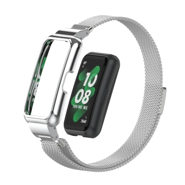 Dây đeo kim loại thép không gỉ cho Huawei Band 10 9 8 7 6 và Honor Band 6 7 Thay thế sang trọng bền bỉ 8
