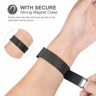Dây đeo kim loại thép không gỉ từ tính cho đồng hồ thông minh Amazfit Bip 6/5 – 64.9k