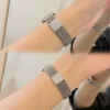 Dây đeo kim loại thép không gỉ từ tính cho Huawei Band 10/9/8/7/6 & Honor 7/6 6