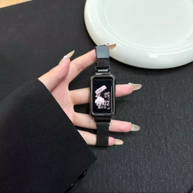 Dây đeo kim loại thép không gỉ từ tính cho Huawei Band 10/9/8/7/6 & Honor 7/6