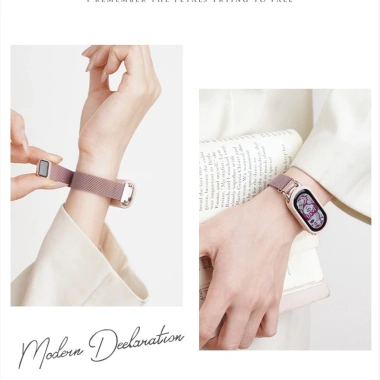 Dây đeo kim loại từ tính Milan cho Xiaomi Mi Band 10-5 Bền chắc, Giá 117.499 VND