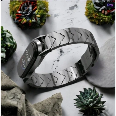 Dây đeo kim loại V shape mắt khoá vảy rồng cho Mi Band 4/5/6 – Chính hãng MIJOBS