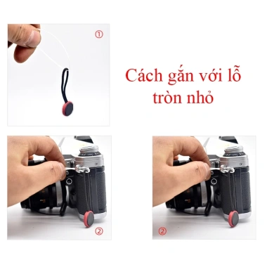 Dây đeo máy ảnh cổ Nylon bện tròn, đầu tháo nhanh - Giá 150.000 VND (Giảm từ 190.500 VND)