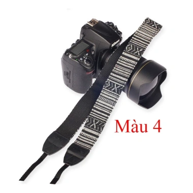 Dây đeo máy ảnh đeo cổ thời trang họa tiết thổ cẩm - Giá chỉ 72.000đ, giảm mạnh