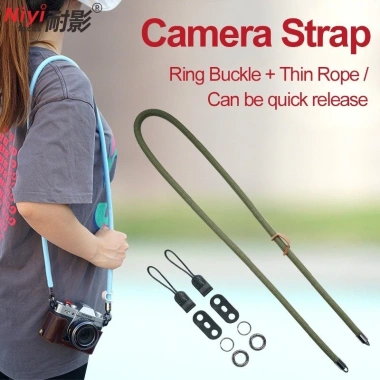 Dây đeo máy ảnh NiYi cổ sợi Nylon bện tròn - Siêu bền, thoải mái, giảm giá 20%