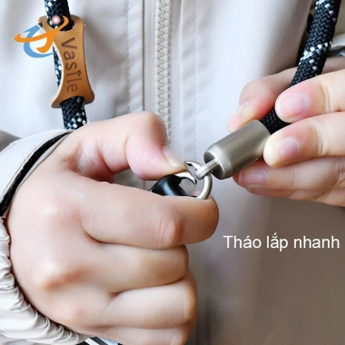 Dây đeo máy ảnh Vasile GS01 bện tròn cổ Nylon, đầu tháo nhanh – Giá 158.400₫