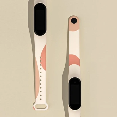 Dây Đeo Mi Band 7/6/5 Mix Màu Tương Phản Morandi - Cầu Vồng Đẹp, Cao Su Mềm, Giá 22.145₫