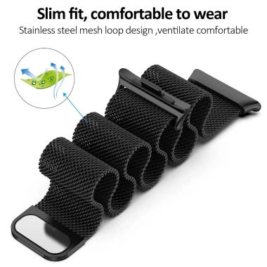 Dây đeo Milanese kim loại cho Mi Band 9/8 Pro, Redmi Watch 6/5/4 - Correa ưu đãi 4 Dây đeo Milanese kim loại cho Mi Band 9/8 Pro, Redmi Watch 6/5/4 - Correa ưu đãi 4