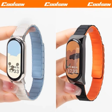 Dây đeo nam châm giáp bảo vệ cho Xiaomi Mi Band 8-9 & Smart Band 10-3 - Giá ưu đãi 198k 8