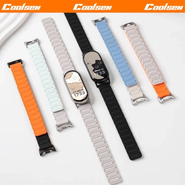 Dây đeo nam châm giáp bảo vệ cho Xiaomi Mi Band 8-9 & Smart Band 10-3 - Giá ưu đãi 198k 9