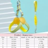 Dây đeo ngực thú cưng áo Vest, dây xích đi bộ 1,5‑22kg, PU thoáng khí, khóa kim loại, nhiều màu 9