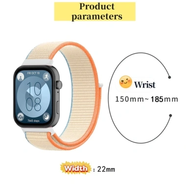 Dây đeo Nylon cho Huawei Watch Fit 4 và 3 - Vòng đeo tay thể thao, giảm giá 48.619₫ 3