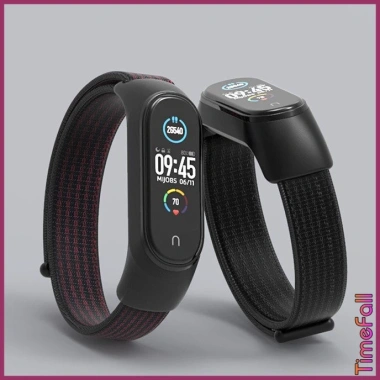 Dây đeo nylon mặt silicon cho Mi Band 6 - Mi Band 5 Thay thế chính hãng MIJOBS giảm giá 29.000 VND